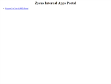 Tablet Screenshot of internalapps.zycus.com